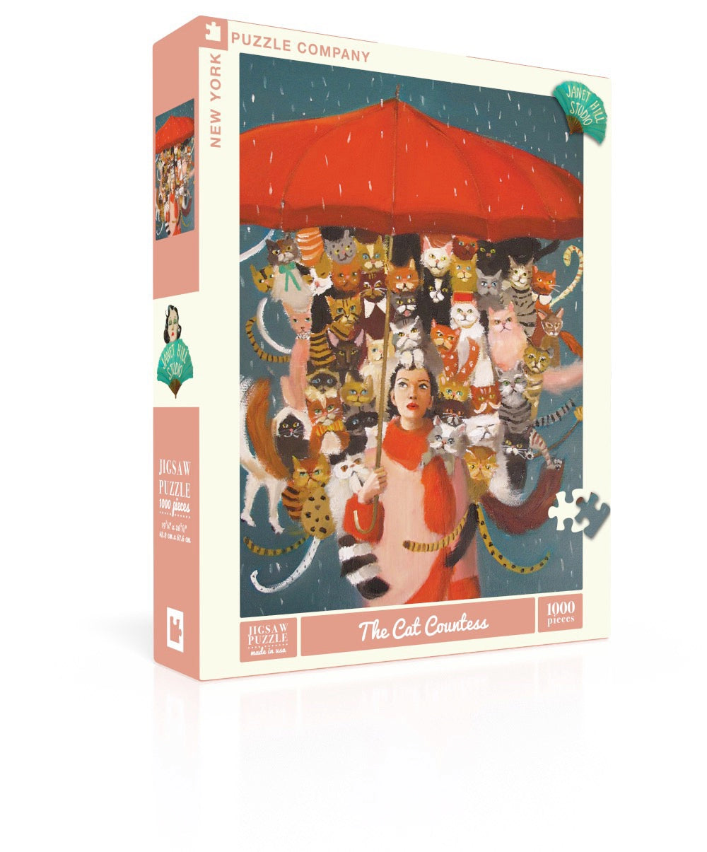 NEW YORK PUZZLE COMPANY, The Cat Countess, 1000 PCS
