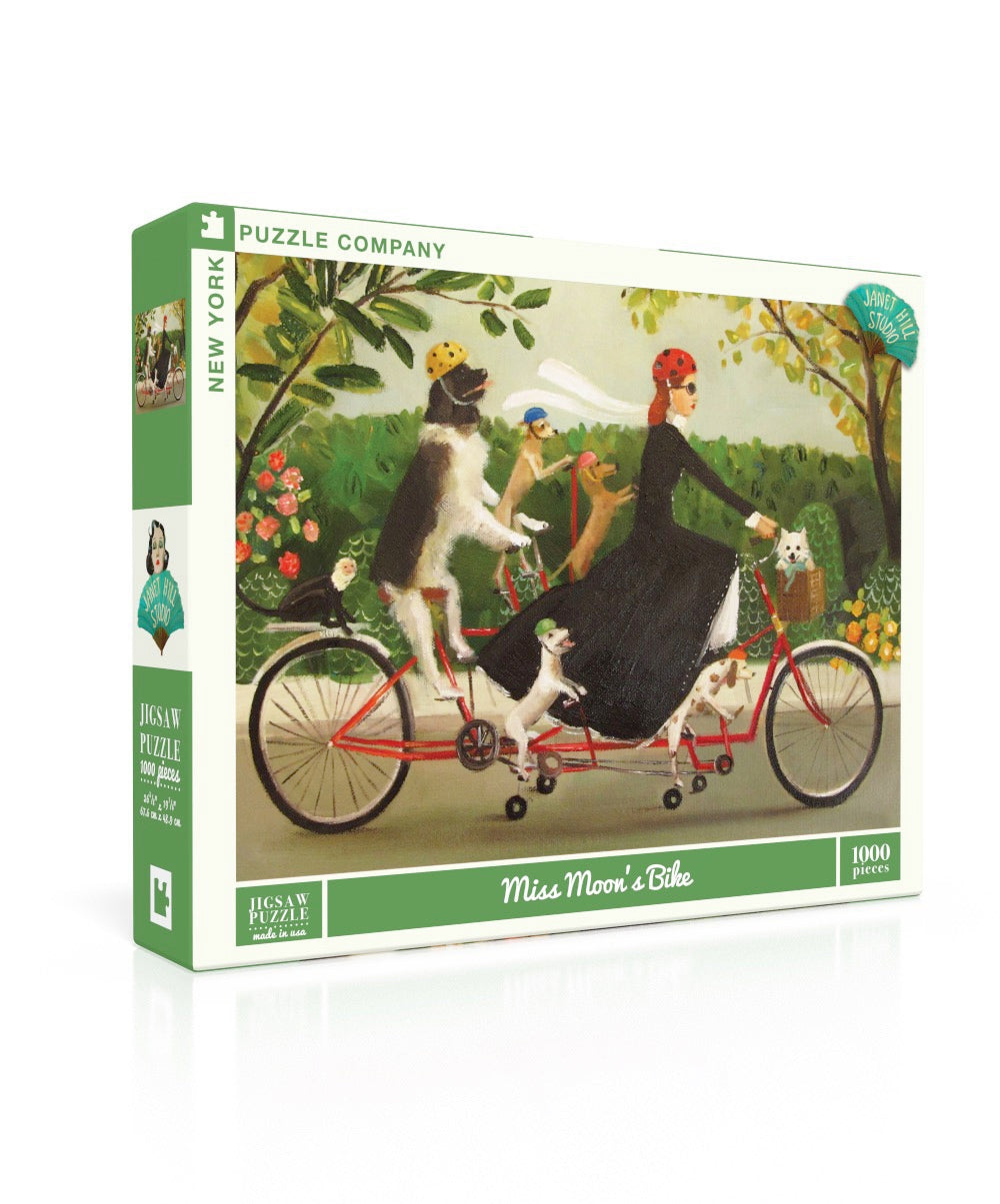NEW YORK PUZZLE COMPANY, Miss Moon's Bike, 1000 PCS