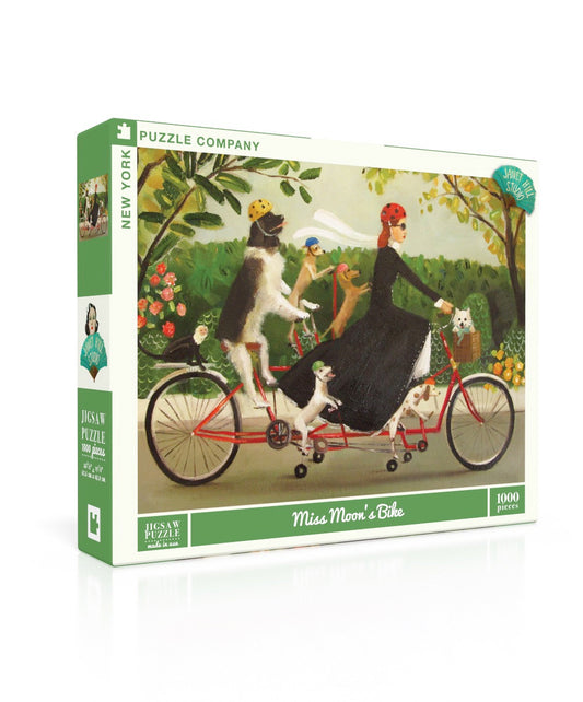 NEW YORK PUZZLE COMPANY, Miss Moon's Bike, 1000 PCS