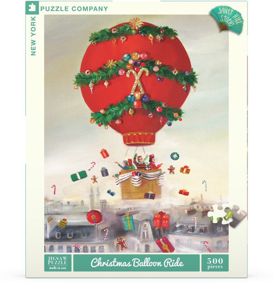 NEW YORK PUZZLE COMPANY, Christmas Balloon Ride, 500 pcs