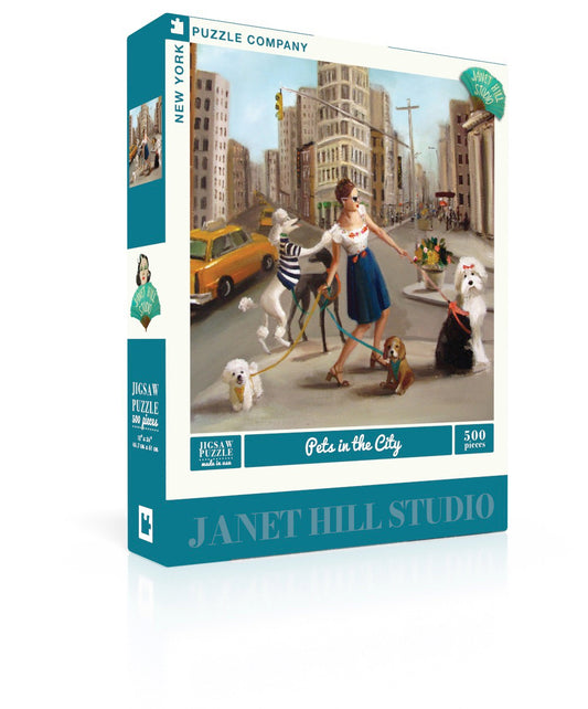 NEW YORK PUZZLE COMPANY, Pets in the City, 500 pcs