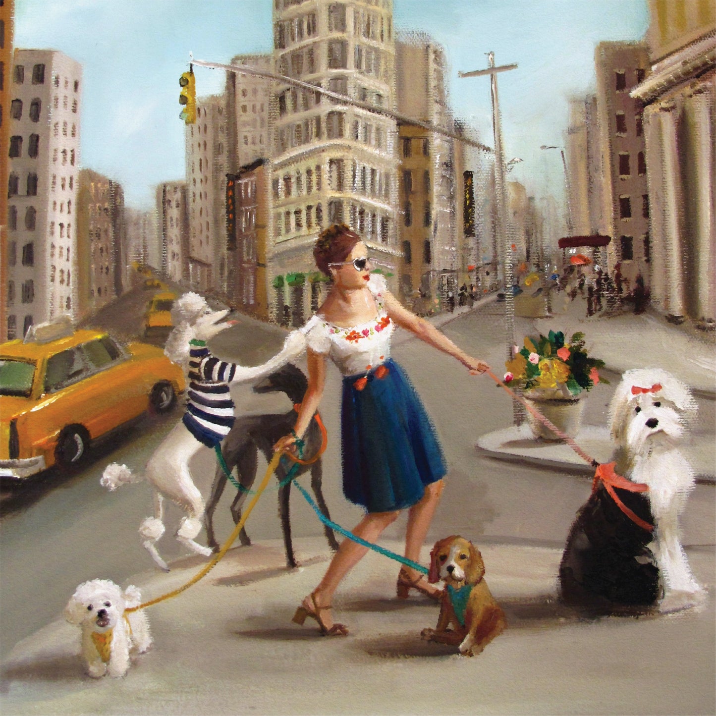 NEW YORK PUZZLE COMPANY, Pets in the City, 500 pcs