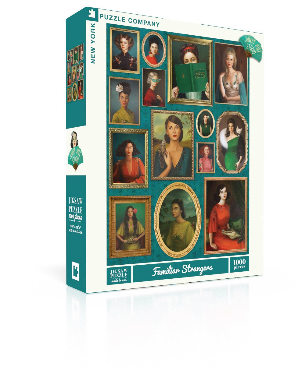 NEW YORK PUZZLE COMPANY, Familiar Strangers, 1000 PCS