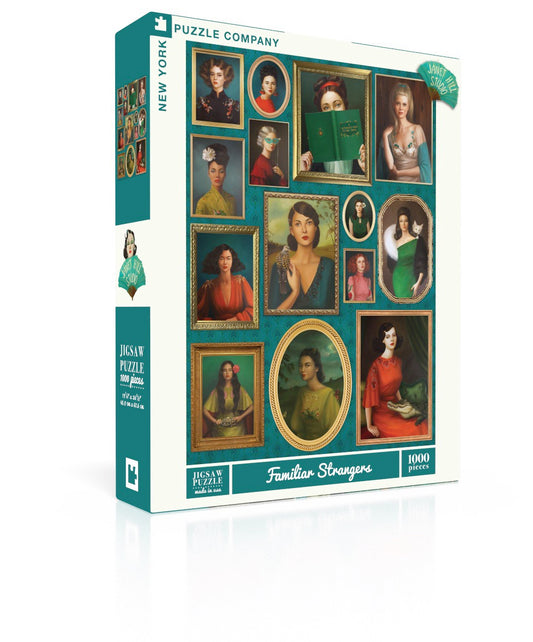 NEW YORK PUZZLE COMPANY, Familiar Strangers, 1000 PCS