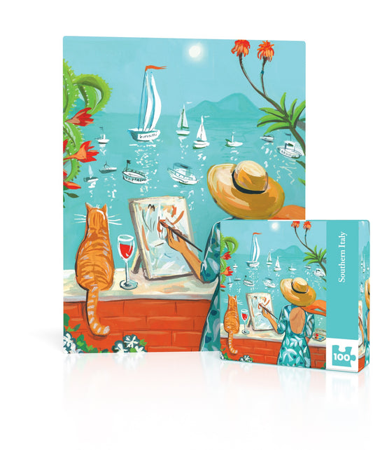 NEW YORK PUZZLE COMPANY, Southern Italy Mini, 100 pcs