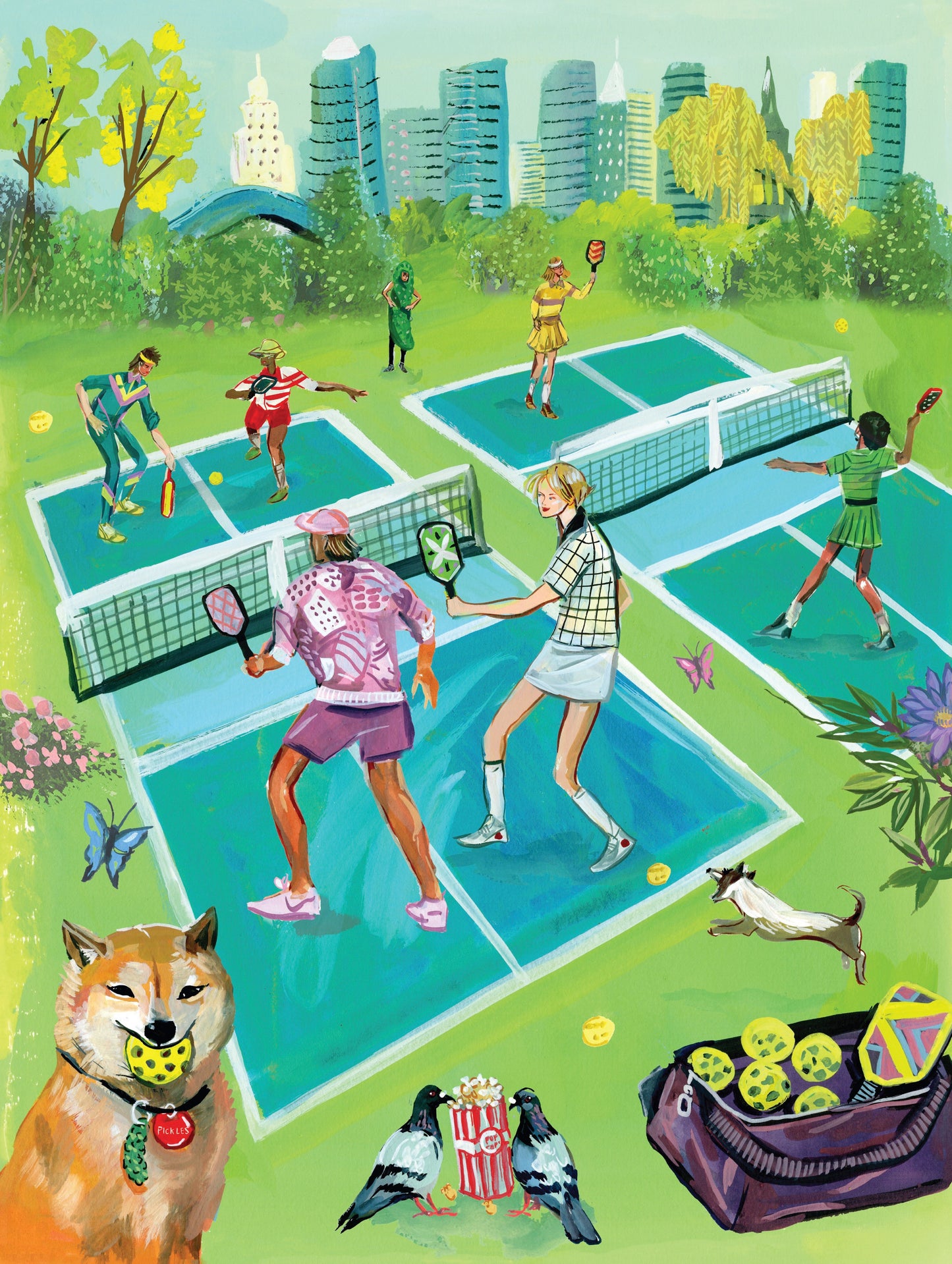 NEW YORK PUZZLE COMPANY, Pickleball, 500 pcs