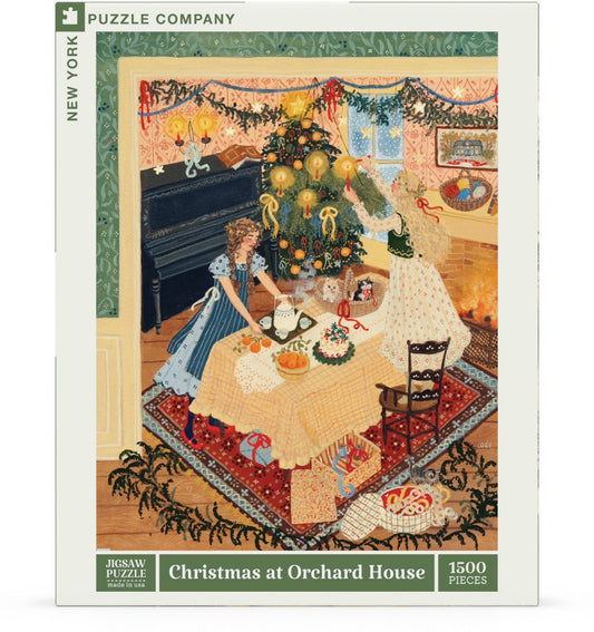 NEW YORK PUZZLE COMPANY, Christmas at Orchard House, 1500 pcs