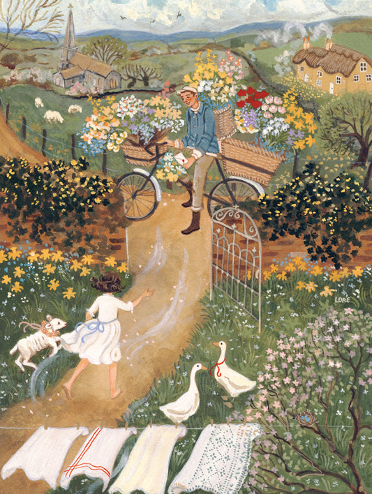NEW YORK PUZZLE COMPANY, Delivering Spring, 1000 pcs