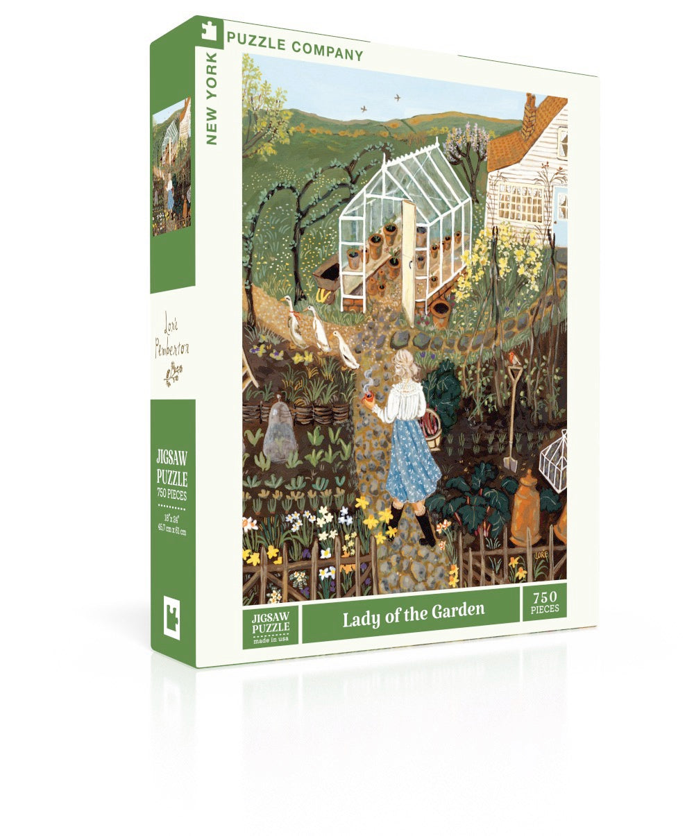 NEW YORK PUZZLE COMPANY, LADY OF THE GARDEN, 750 PCS