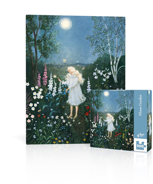 NEW YORK PUZZLE COMPANY, Moon Garden Mini, 100 pcs