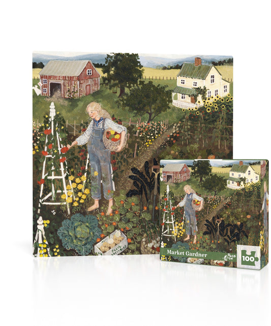 NEW YORK PUZZLE COMPANY, Market Gardener Mini, 100 pcs