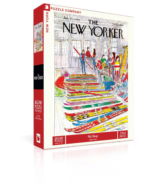 NEW YORK PUZZLE COMPANY, THE NEW YORKER, Ski Shop, 750 pcs
