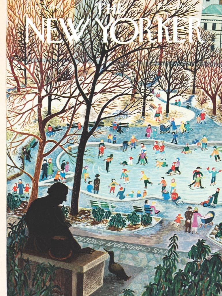 NEW YORK PUZZLE COMPANY, THE NEW YORKER, Skating in the Park, 750 pcs
