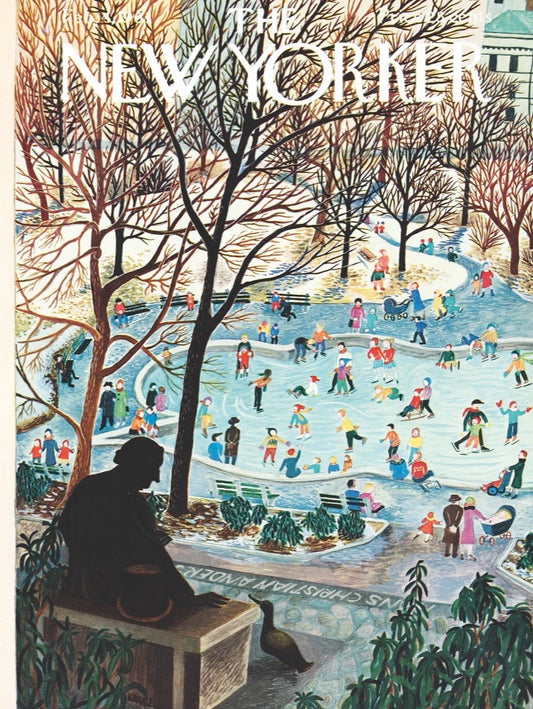 NEW YORK PUZZLE COMPANY, THE NEW YORKER, Skating in the Park, 750 pcs