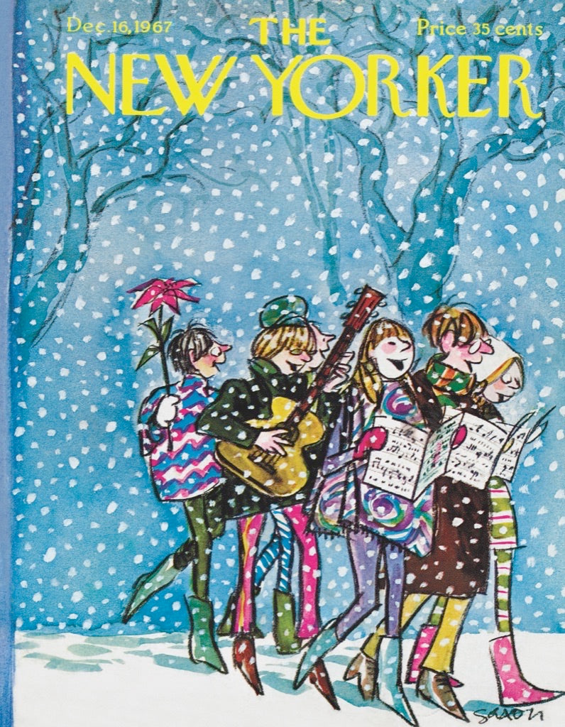 NEW YORK PUZZLE COMPANY, THE NEW YORKER, Caroling Mini, 100 pcs