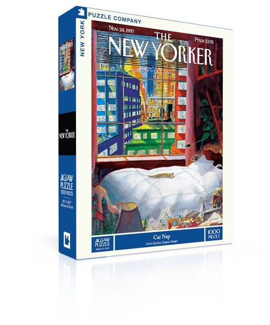 NEW YORK PUZZLE COMPANY, THE NEW YORKER, Cat Nap, 1000 pcs