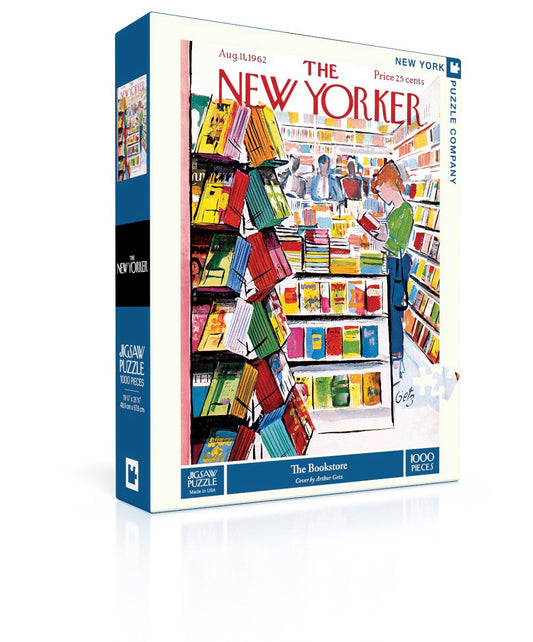 NEW YORK PUZZLE COMPANY, THE NEW YORKER, The Bookstore, 1000 pcs
