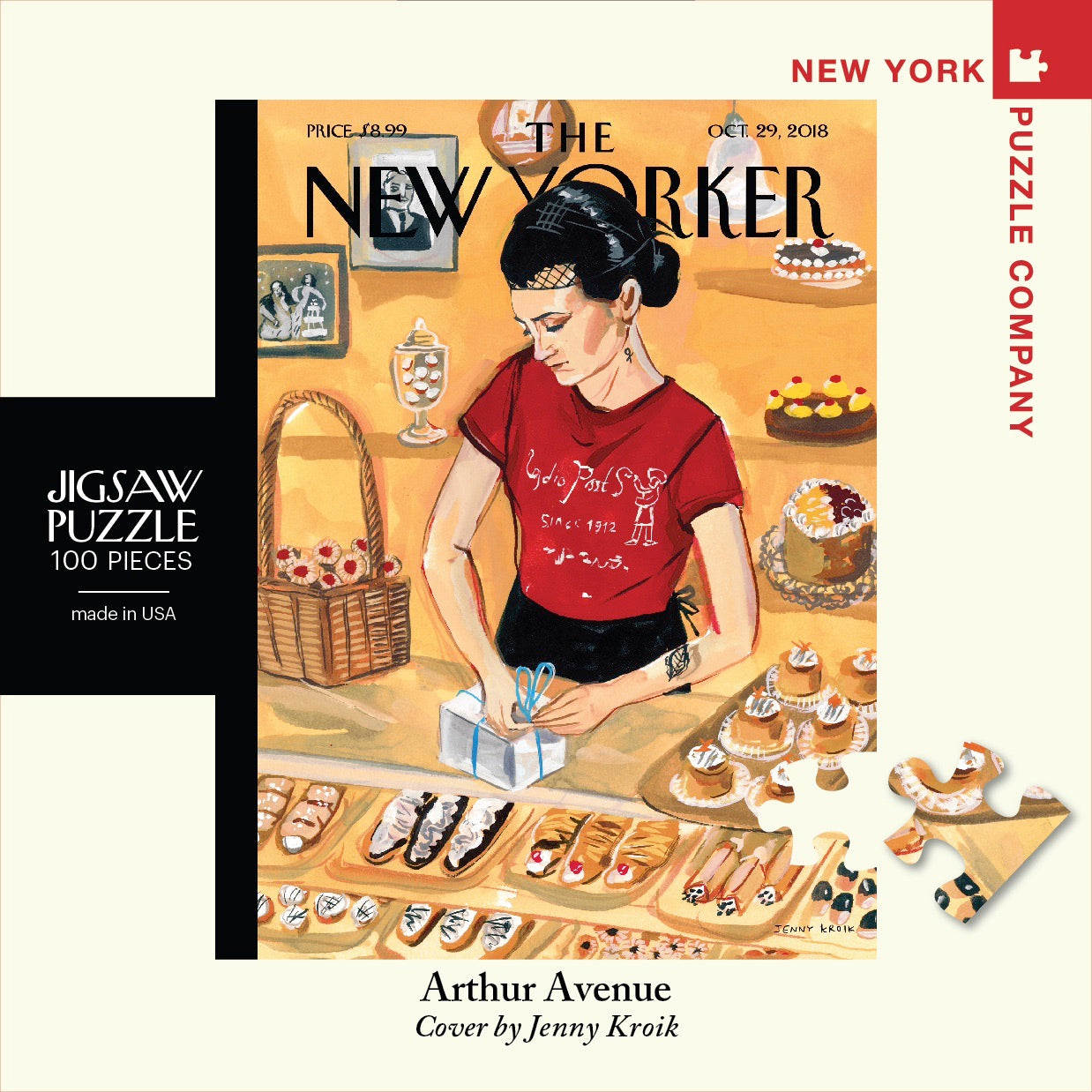 NEW YORK PUZZLE COMPANY, THE NEW YORKER, Arthur Avenue Mini, 100 pcs