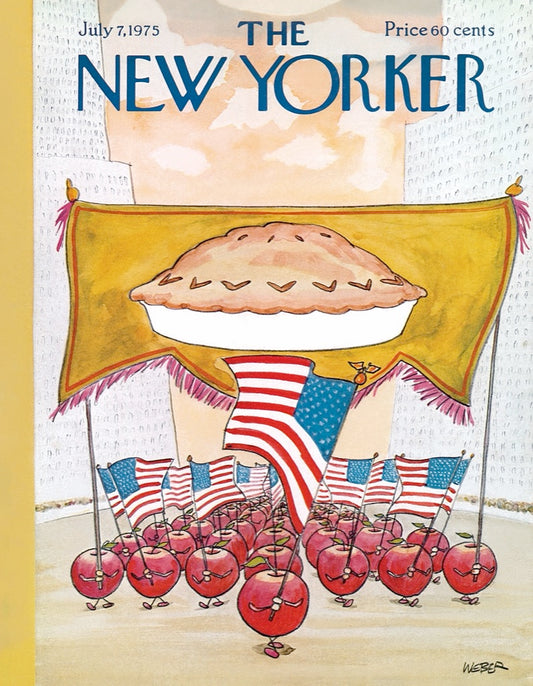 NEW YORK PUZZLE COMPANY, THE NEW YORKER, Apple Pie Parade Mini, 100 pcs (July,7 1975)