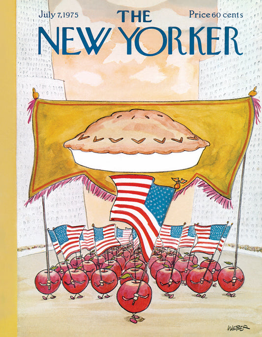 NEW YORK PUZZLE COMPANY, THE NEW YORKER, Apple Pie Parade Mini, 100 pcs (July,7 1975)