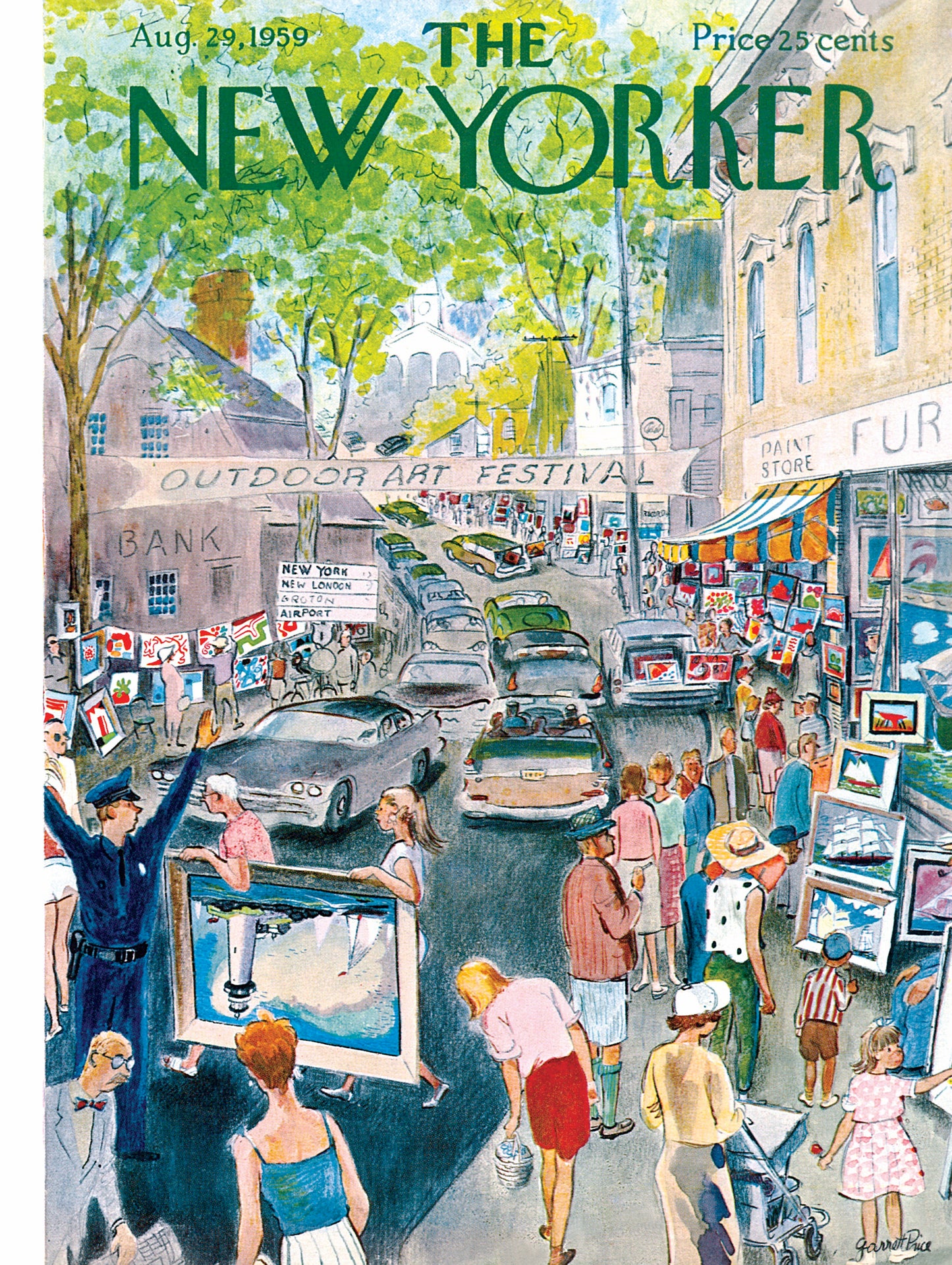 NEW YORK PUZZLE COMPANY, THE NEW YORKER, Art Festival, 1000 pcs