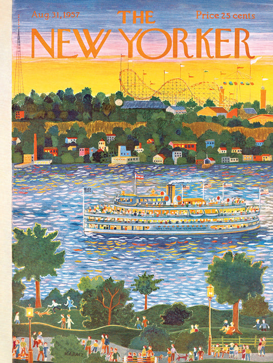 NEW YORK PUZZLE COMPANY, THE NEW YORKER, Sunset Cruise, 1000 pcs