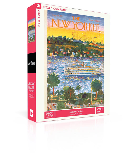 NEW YORK PUZZLE COMPANY, THE NEW YORKER, Sunset Cruise, 1000 pcs