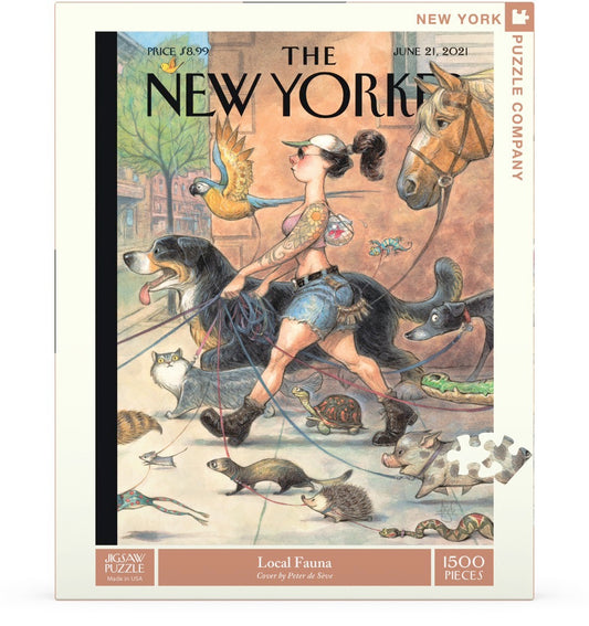 NEW YORK PUZZLE COMPANY, THE NEW YORKER, Local Fauna, 1500 pcs
