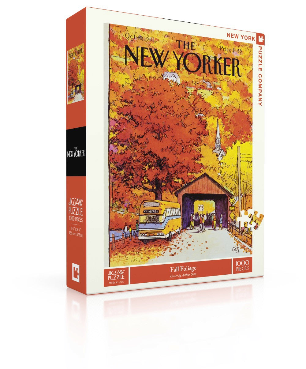 NEW YORK PUZZLE COMPANY, THE NEW YORKER, Covered Bridge, 1000 pcs