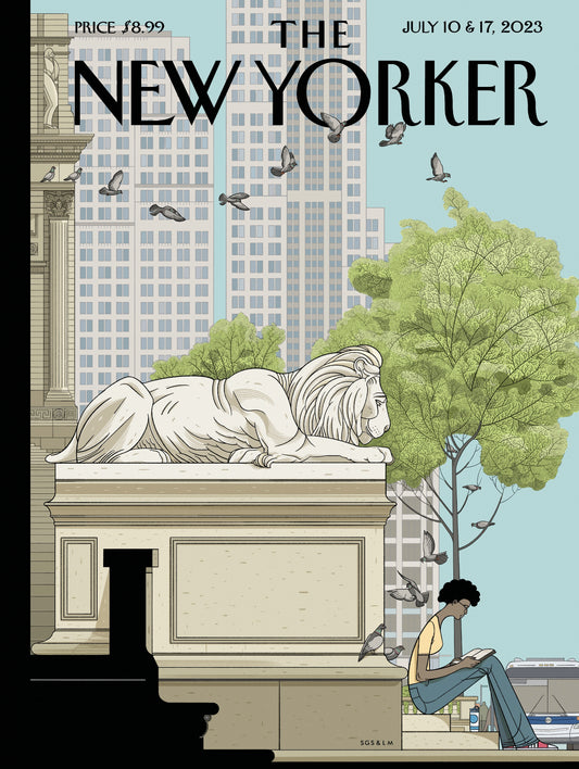 NEW YORK PUZZLE COMPANY, THE NEW YORKER, On the Same Page, 1000 pcs (July 10&17, 2023)