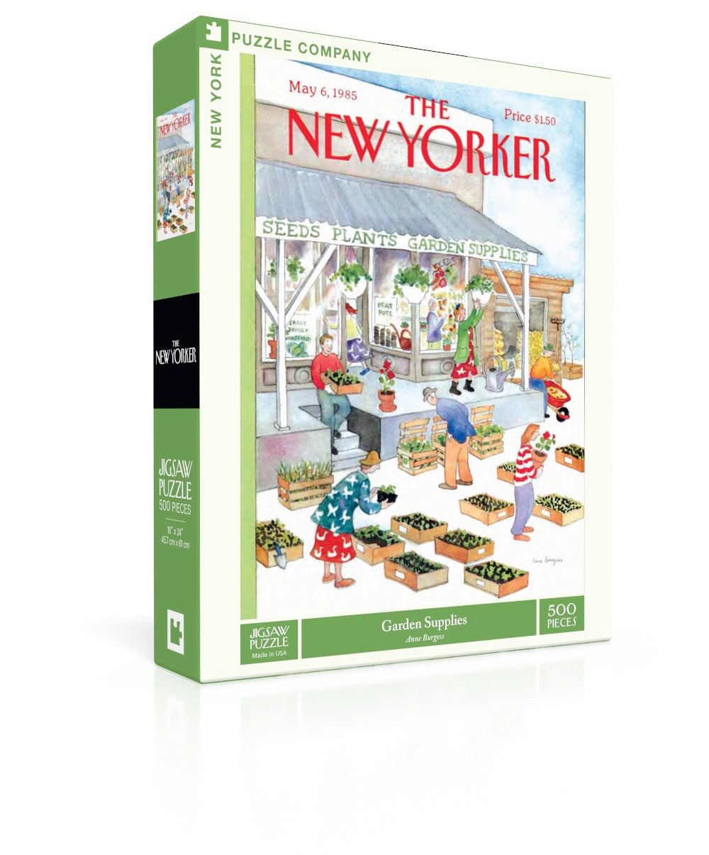 NEW YORK PUZZLE COMPANY, THE NEW YORKER, Garden Supplies, 500 pcs