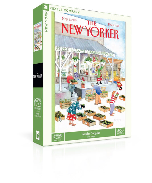NEW YORK PUZZLE COMPANY, THE NEW YORKER, Garden Supplies, 500 pcs