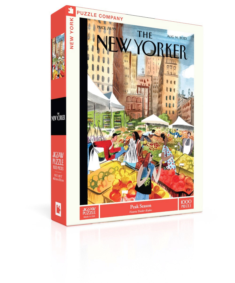 NEW YORK PUZZLE COMPANY, THE NEW YORKER, Peak Season, 1000 pcs