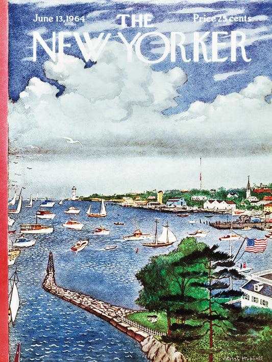 NEW YORK PUZZLE COMPANY, THE NEW YORKER, Steady Breeze, 500 pcs, (June 13, 1964)
