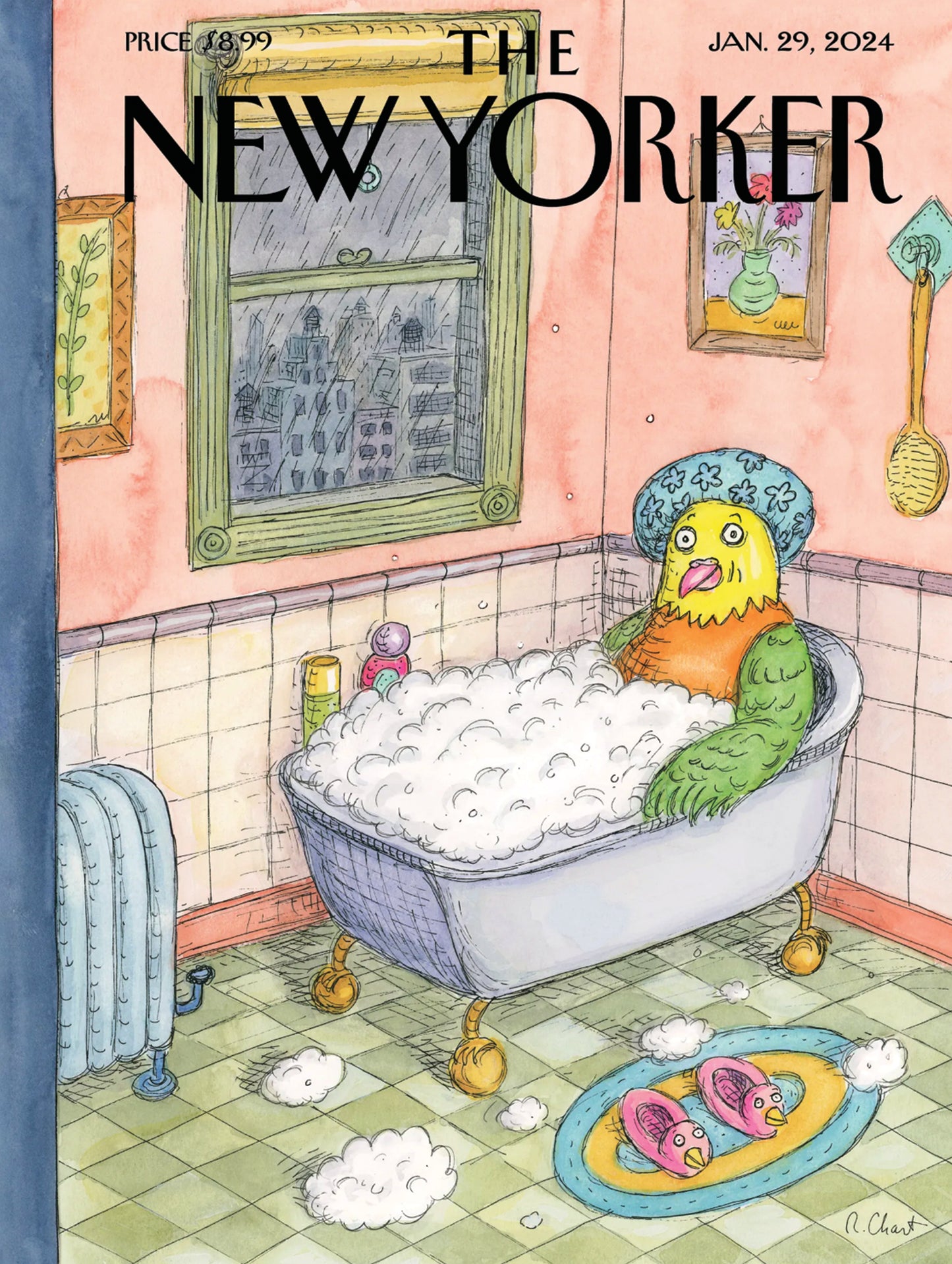 NEW YORK PUZZLE COMPANY, THE NEW YORKER, Bird Bath, 500 pcs