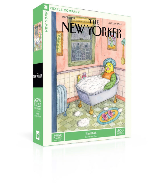 NEW YORK PUZZLE COMPANY, THE NEW YORKER, Bird Bath, 500 pcs