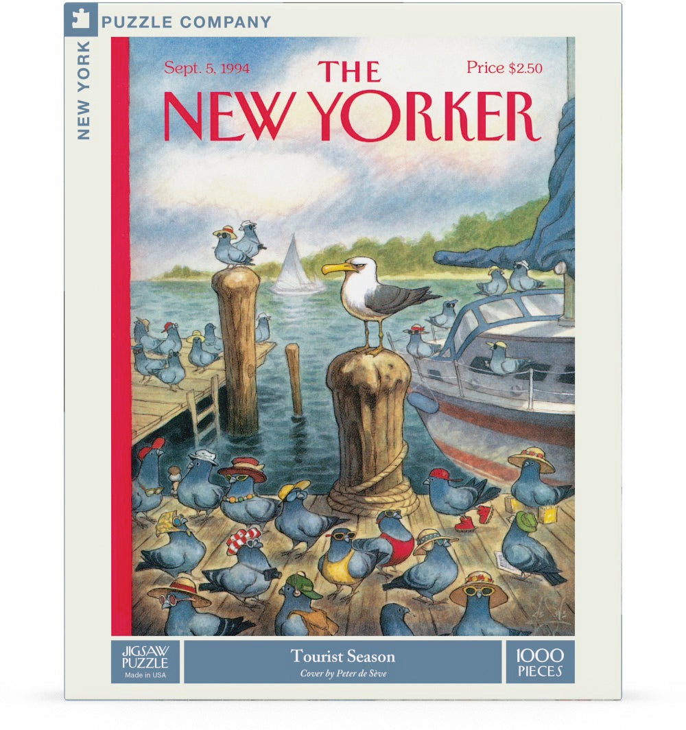 NEW YORK PUZZLE COMPANY, THE NEW YORKER, Tourist Season, 1000 pcs, (Sept 5, 1994)