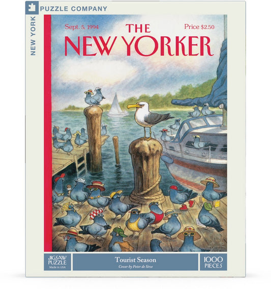 NEW YORK PUZZLE COMPANY, THE NEW YORKER, Tourist Season, 1000 pcs, (Sept 5, 1994)