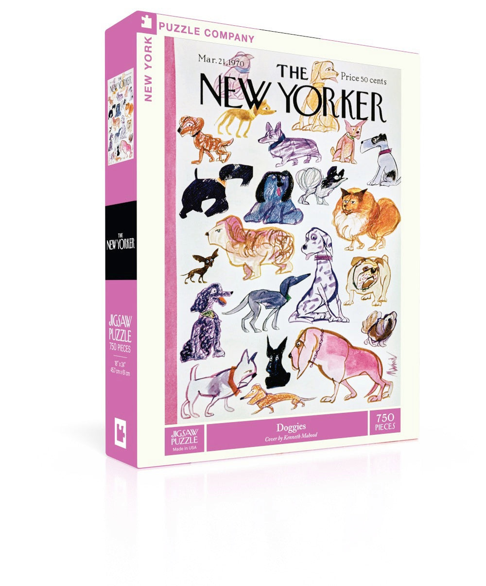 NEW YORK PUZZLE COMPANY, THE NEW YORKER, Doggies, 750 pcs