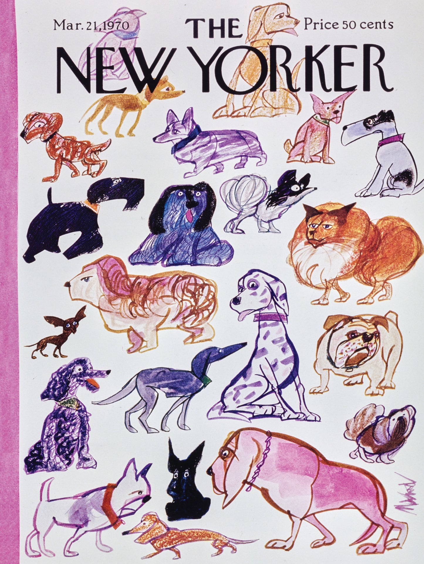 NEW YORK PUZZLE COMPANY, THE NEW YORKER, Doggies, 750 pcs