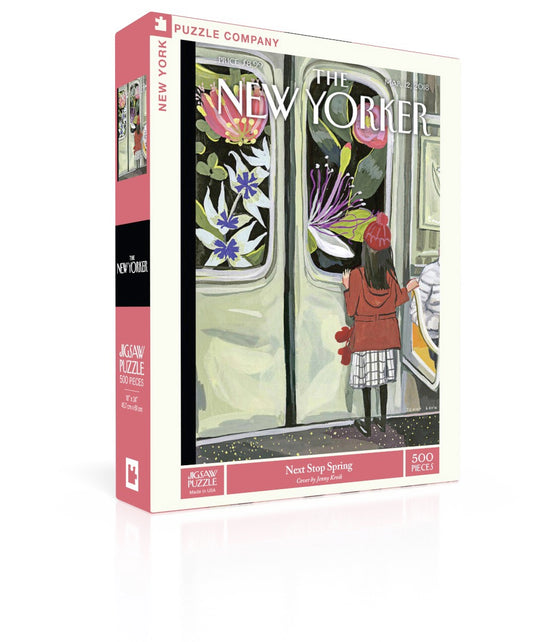 NEW YORK PUZZLE COMPANY, THE NEW YORKER, Next Stop Spring, 500 pcs