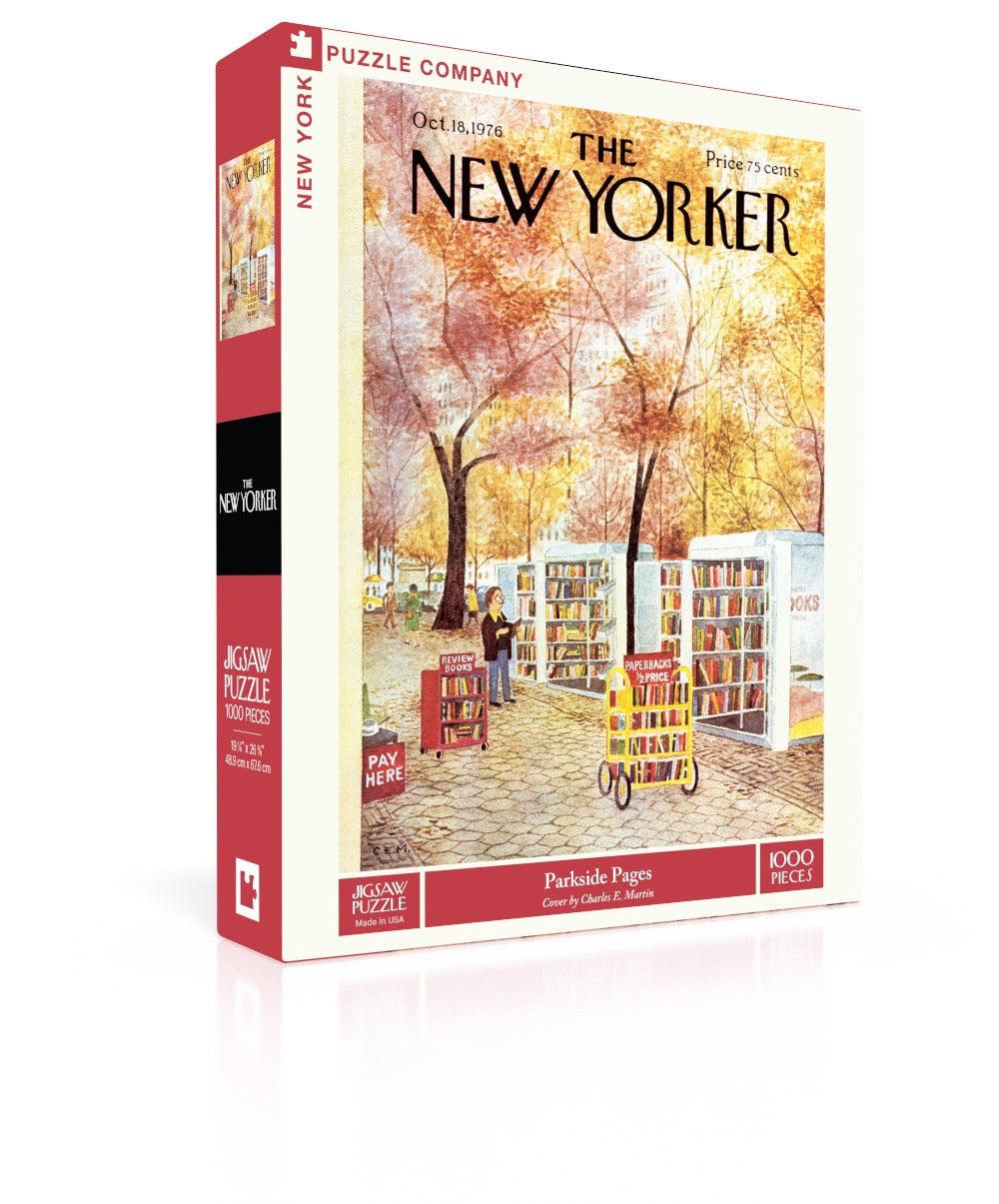 NEW YORK PUZZLE COMPANY, THE NEW YORKER, Parkside Pages, 1000 pcs