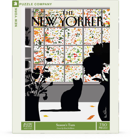 NEW YORK PUZZLE COMPANY, THE NEW YORKER, Season's Turn, 750 pcs