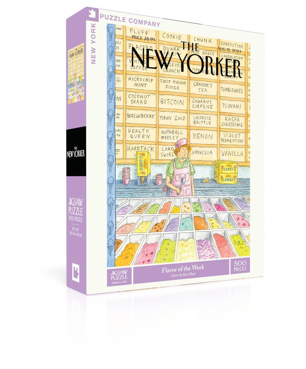 NEW YORK PUZZLE COMPANY, THE NEW YORKER, Flavor of the Week, 500 pcs