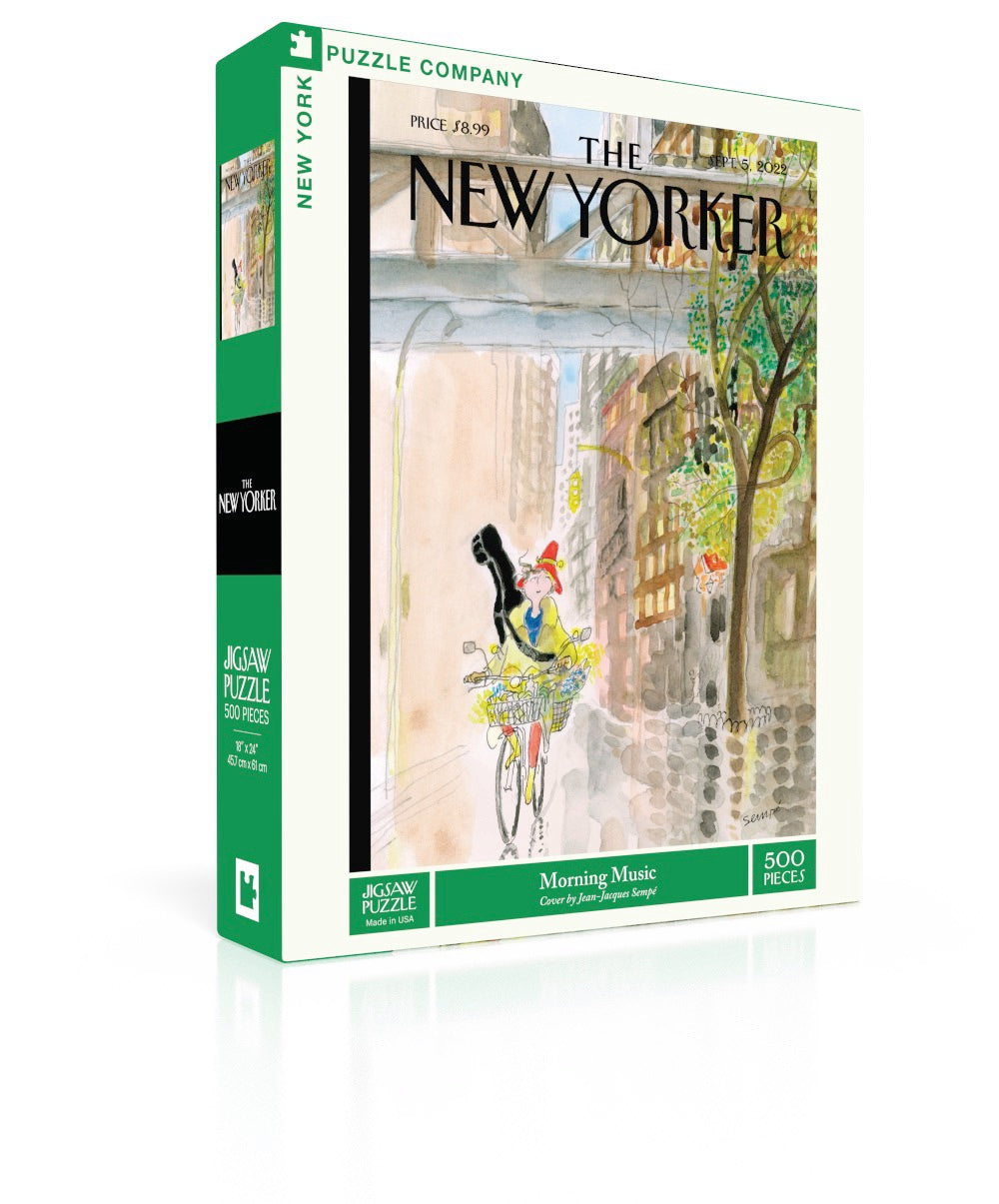 NEW YORK PUZZLE COMPANY, THE NEW YORKER, Morning Music, 500 pcs