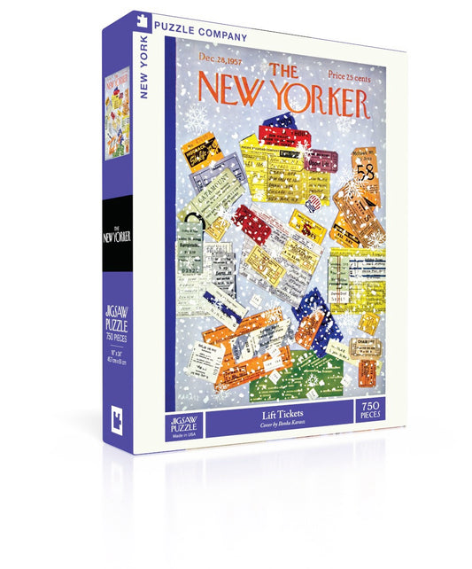 NEW YORK PUZZLE COMPANY, THE NEW YORKER,Lift Tickets, 750 pcs