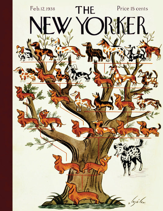 NEW YORK PUZZLE COMPANY, THE NEW YORKER, Purebred Mutts Mini, 100 pcs
