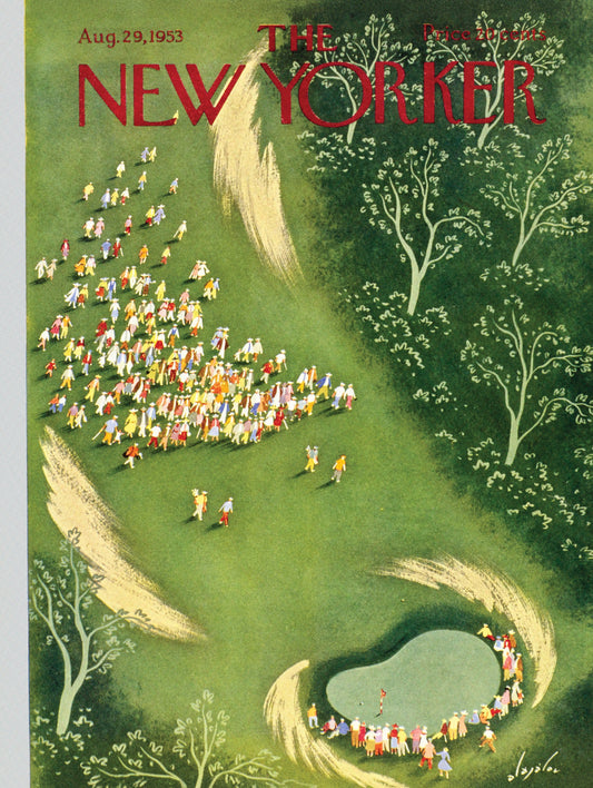 NEW YORK PUZZLE COMPANY, THE NEW YORKER, Gathering on the Green, 750 pcs