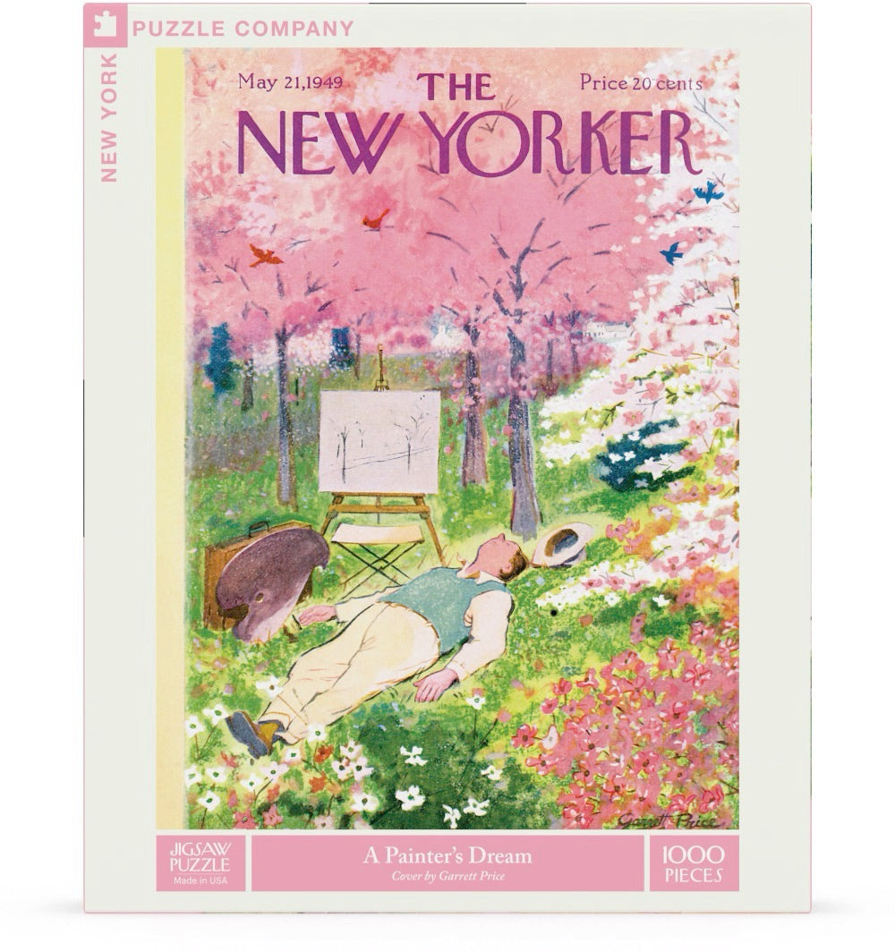 NEW YORK PUZZLE COMPANY, THE NEW YORKER, A Painter’s Dream, 1000 pcs