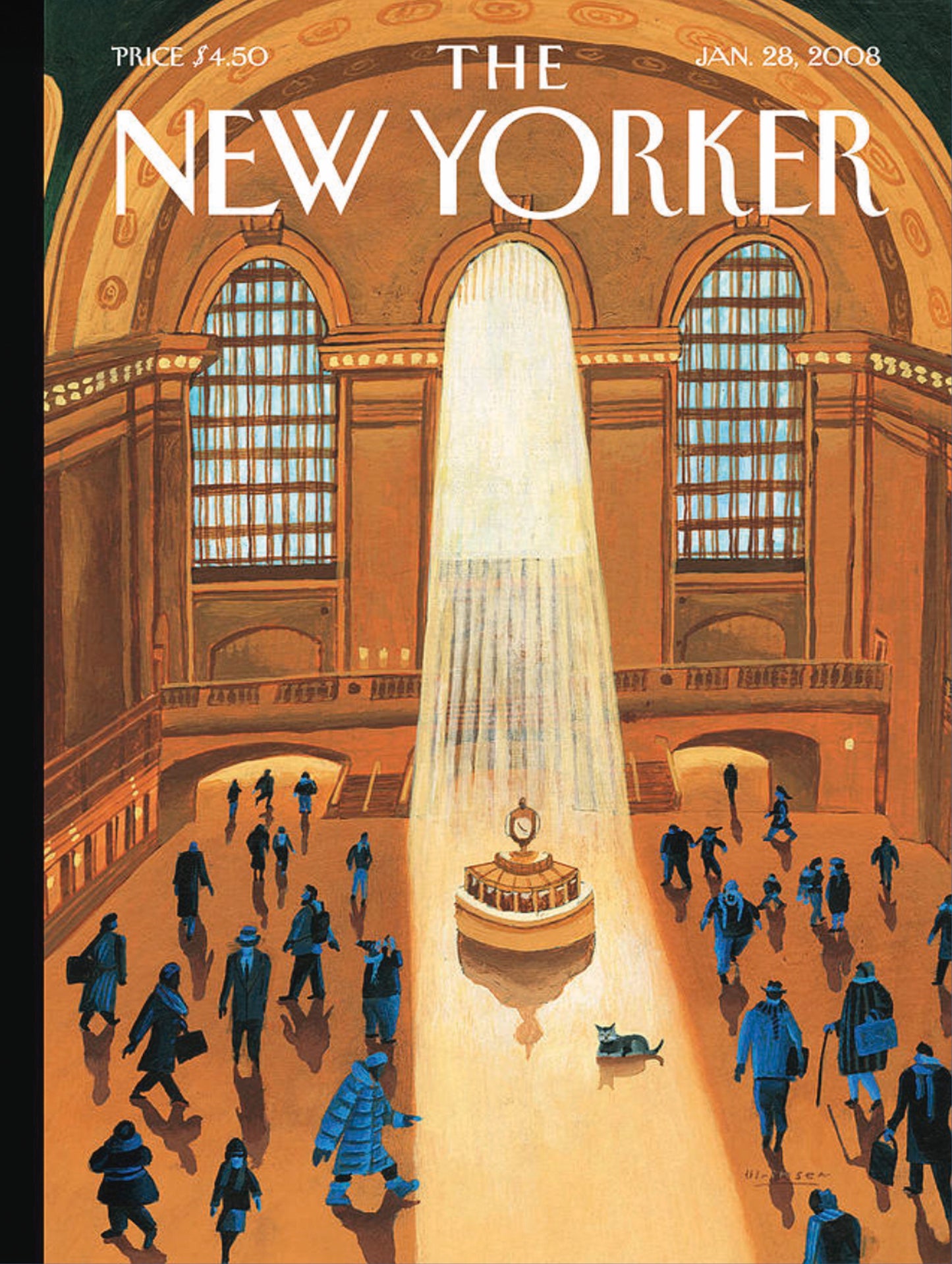 NEW YORK PUZZLE COMPANY, THE NEW YORKER, Winter Pleasures, 500 pcs (Jan 28, 2008)